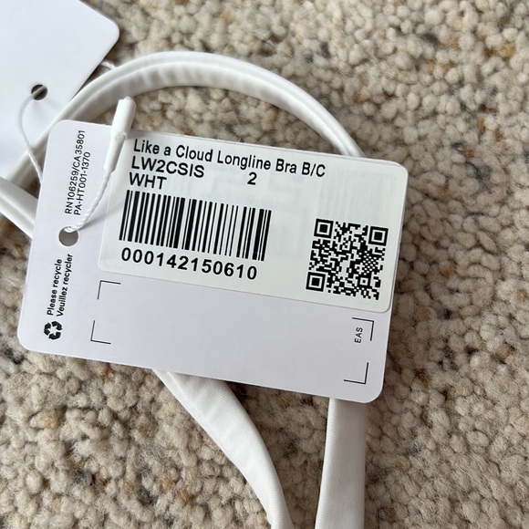 Lululemon like a cloud longline bra NWT - Picture 3 of 6